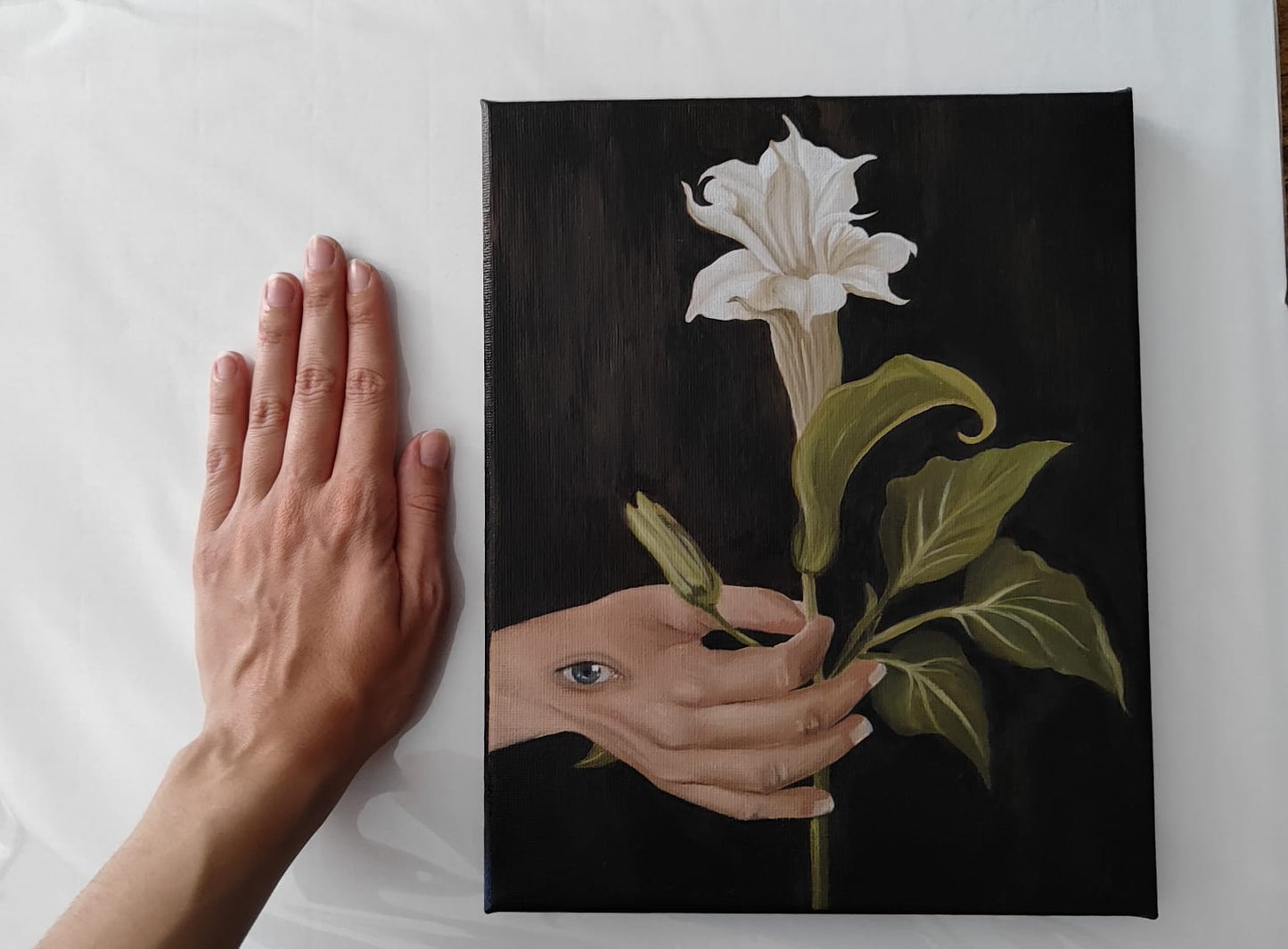Datura - Cabinet Painting