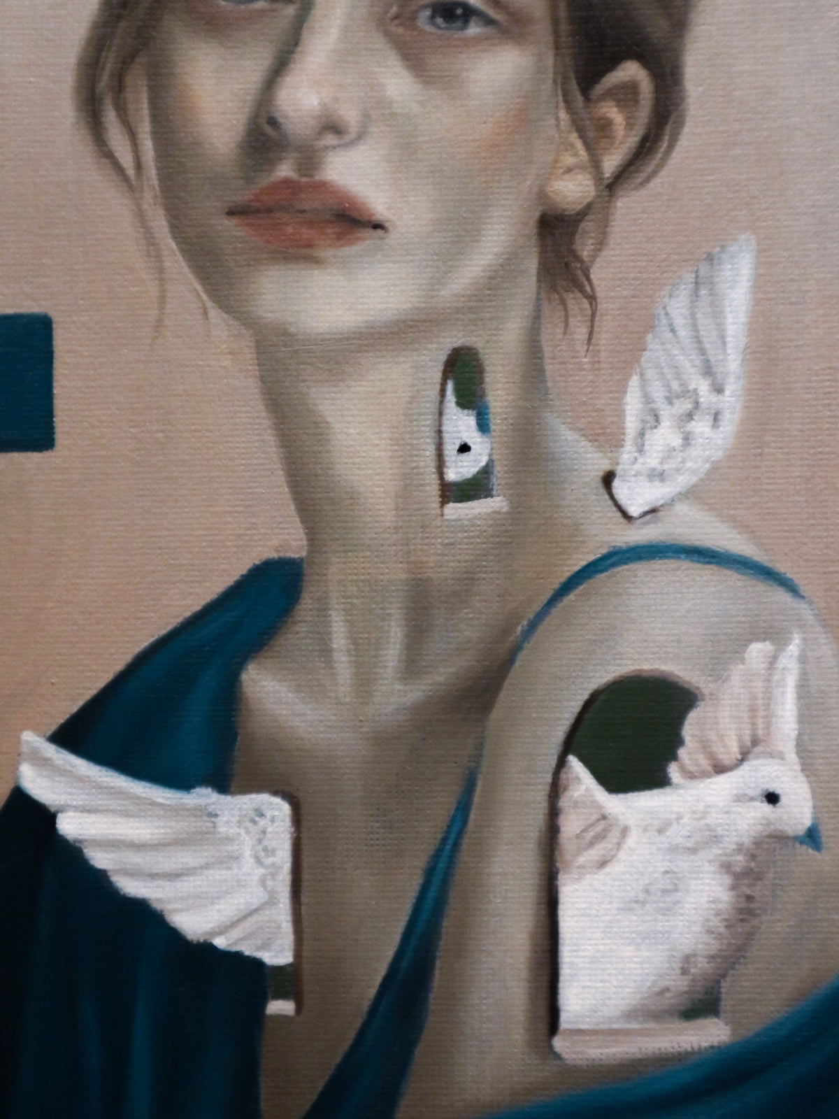 Ritratto di donna - Cabinet Painting