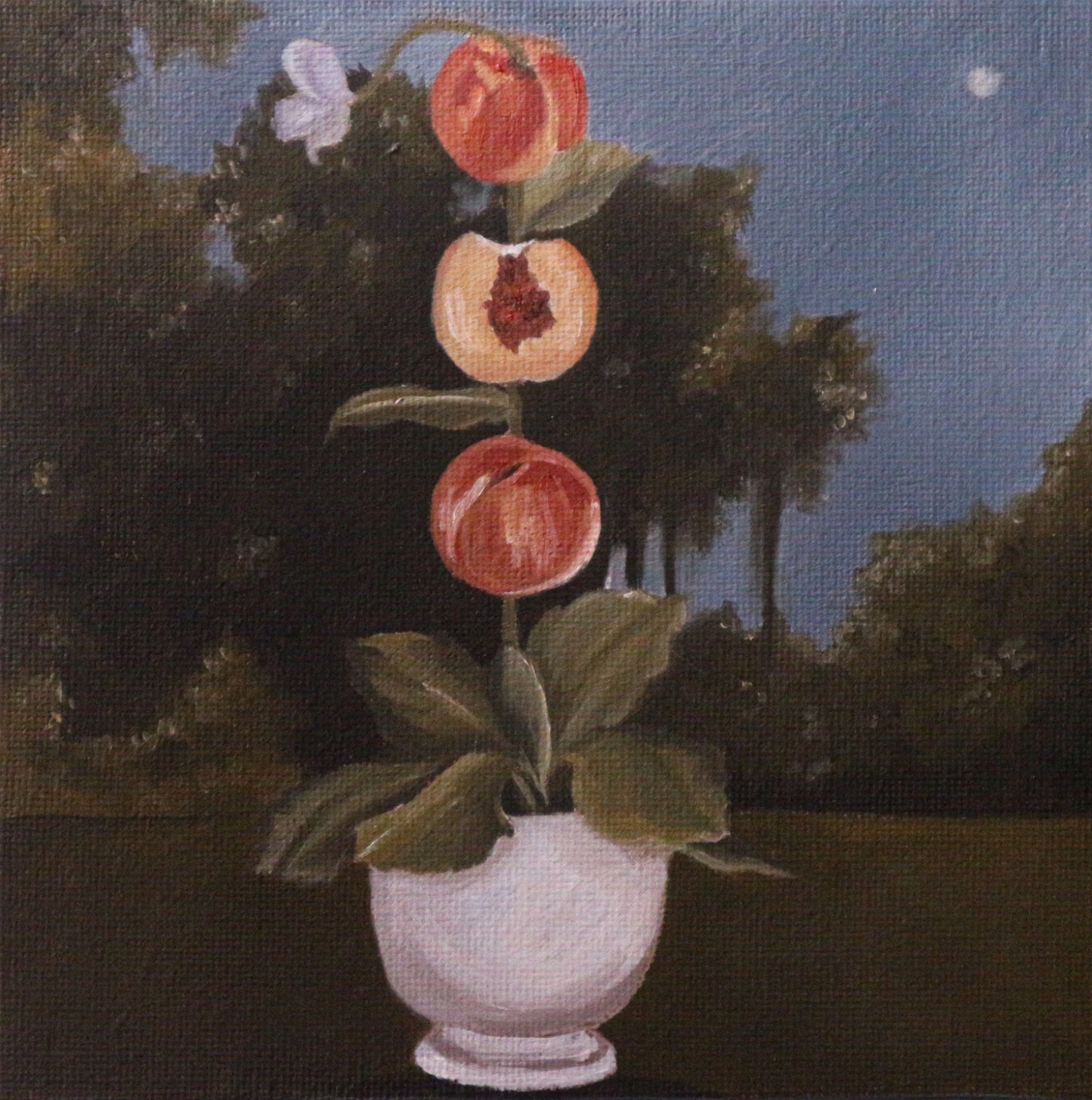 Pesche Fiorite - Cabinet Painting