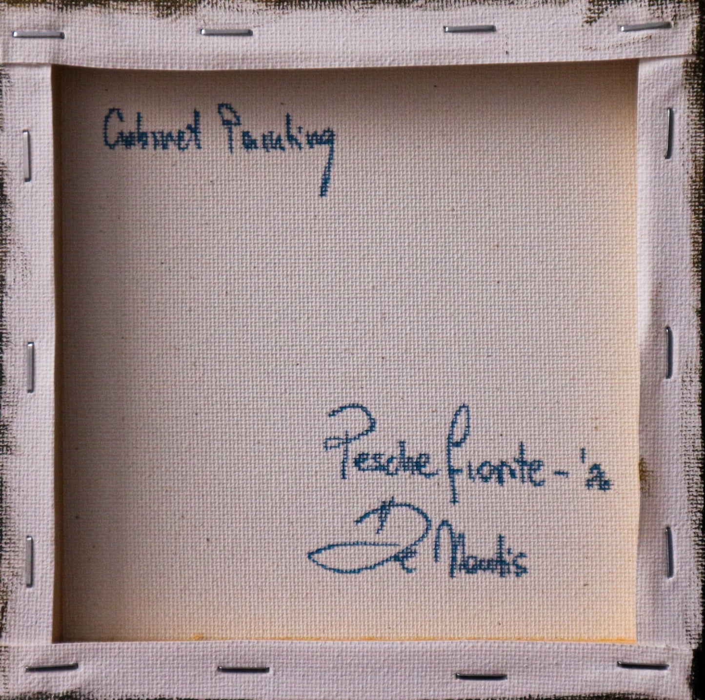 Pesche Fiorite - Cabinet Painting