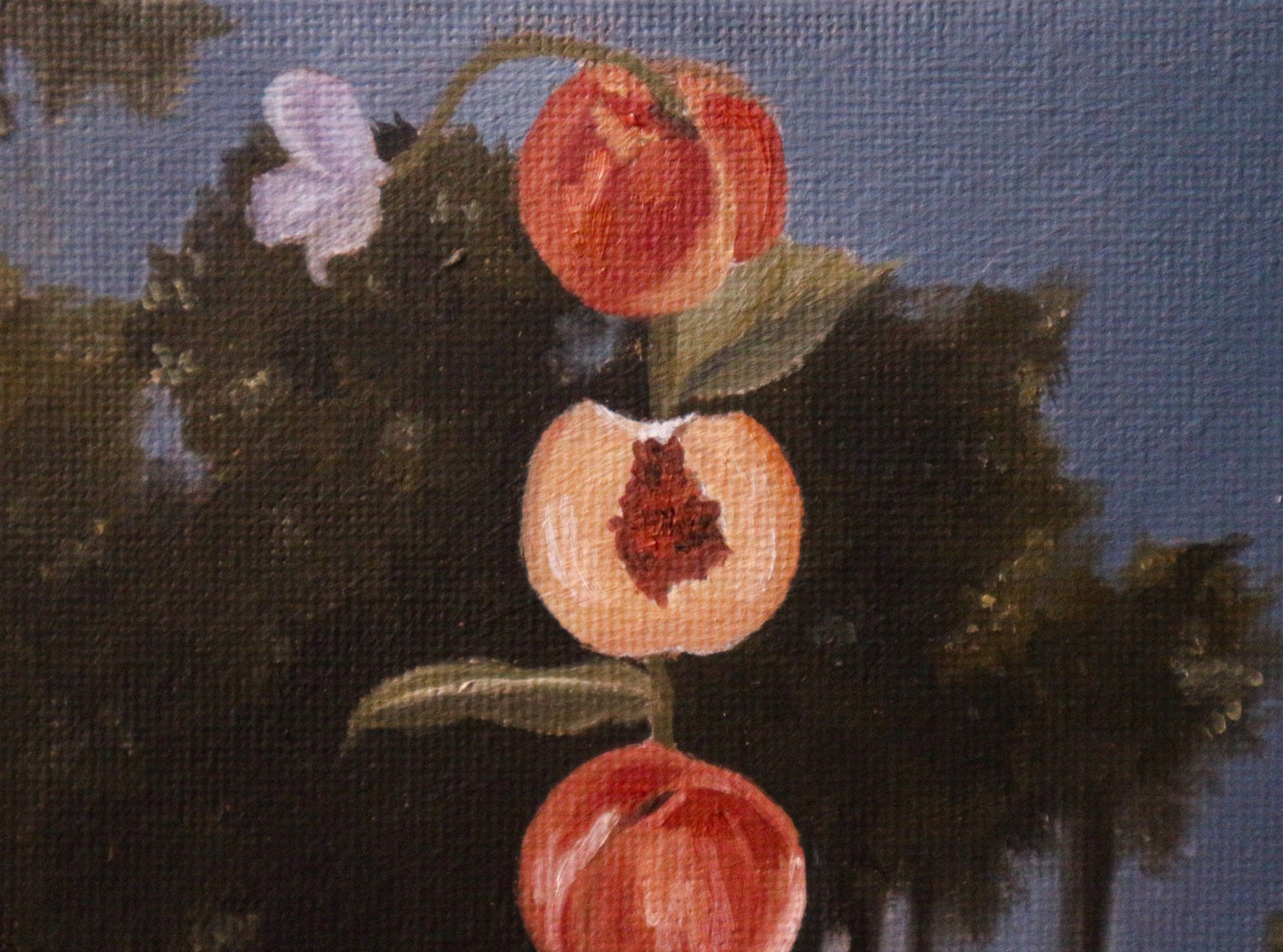 Pesche Fiorite - Cabinet Painting
