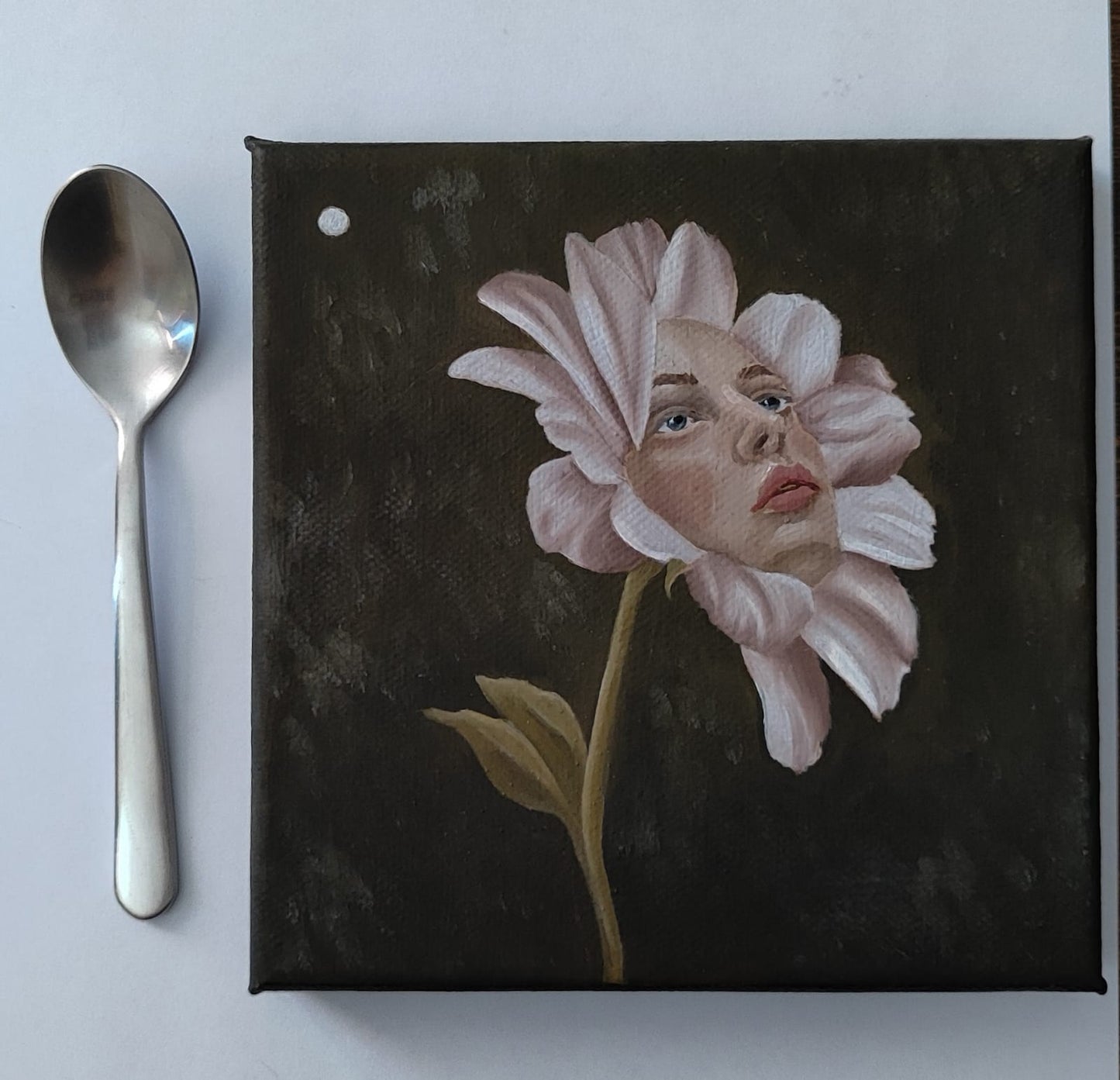 Volto in Fiore - Cabinet Painting