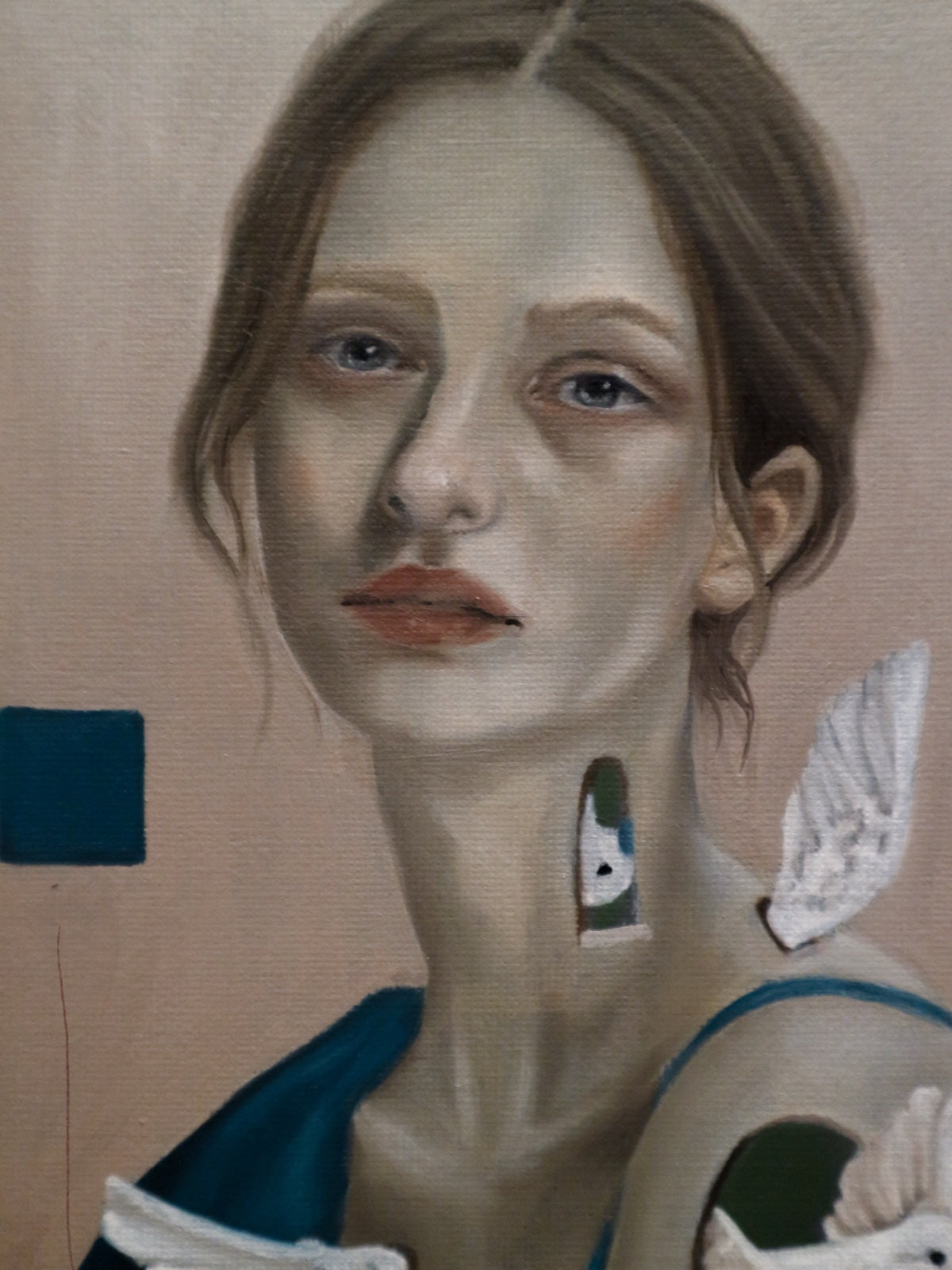 Ritratto di donna - Cabinet Painting